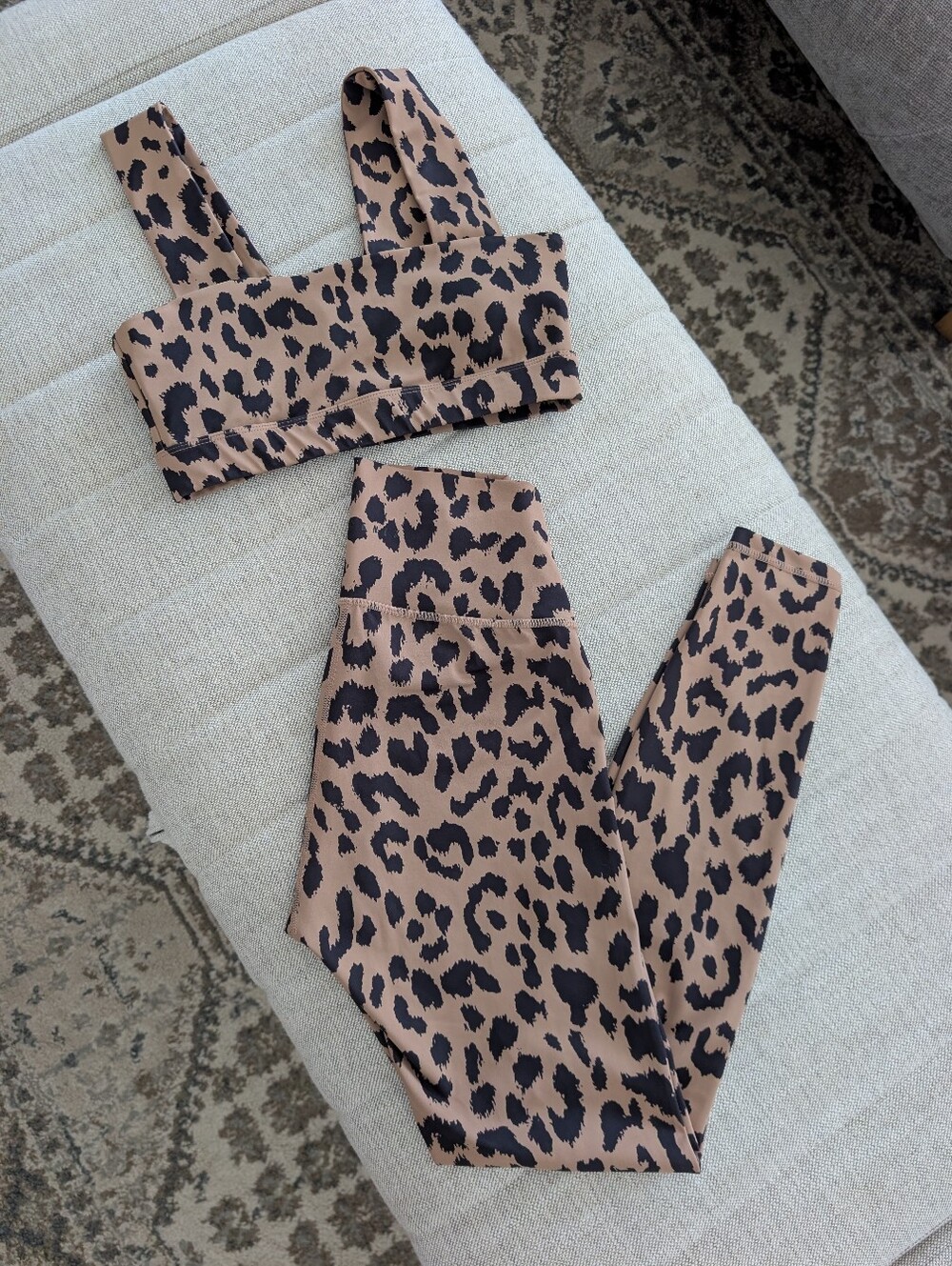 Anthropologie Allfenix Camel Over Leo Set Size S